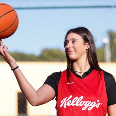 23/11/2023 Raquel Carrera poses for photo after an interview for Europa Press during an Kellogg's event at CEIP Felipe II school on November 23, 2023, in Madrid, Spain.
DEPORTES
Oscar J. Barroso / AFP7 / Europa Press